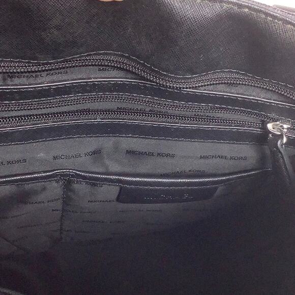 Michael Kors Morgan coated signature print Travel Tote zippered purse & dust bag - Picture 9 of 16